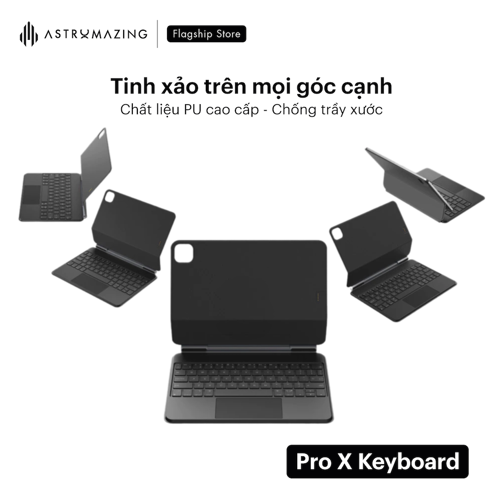Ốp lưng bàn phím iPad Magnetic Keyboard V2 Ultra (Pro X)