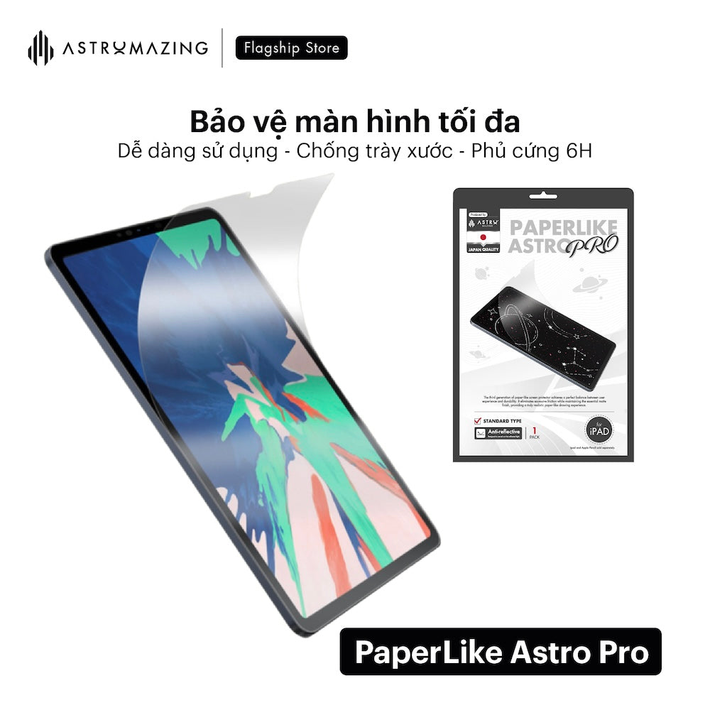 Dán màn hình iPad PaperLike Astro Pro chất lượng Nhật Bản