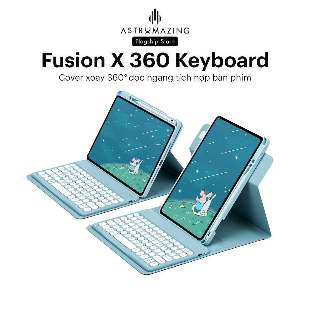 Bao da iPad kèm bàn phím AstroMazing Fusion X 360
