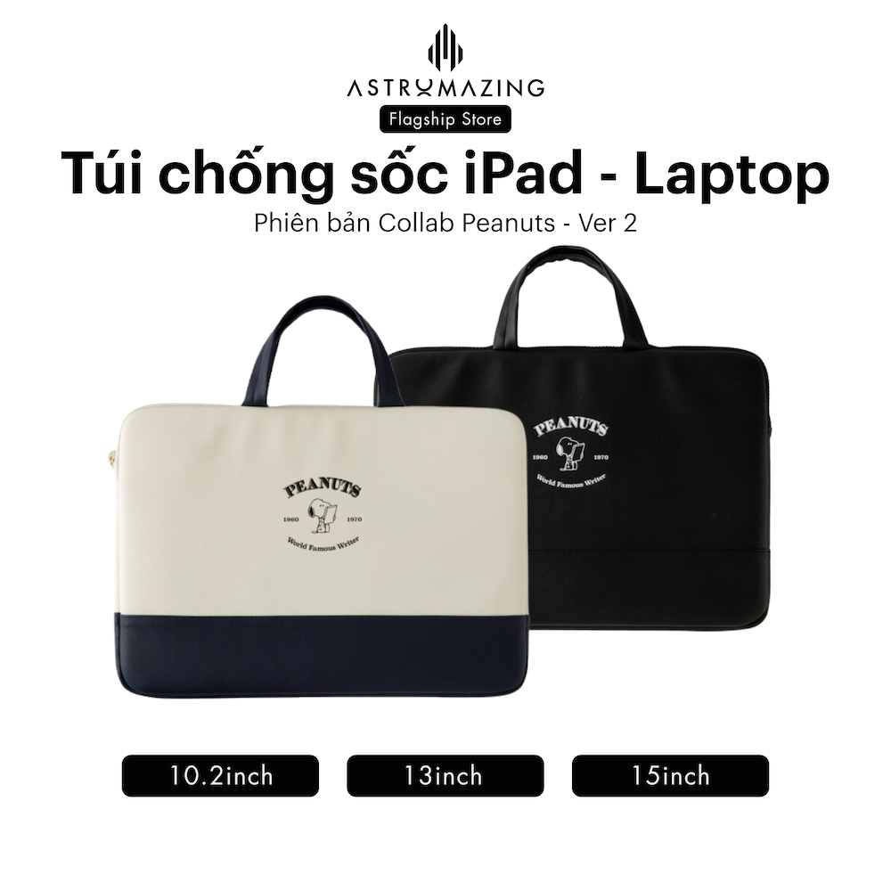 Túi chống sốc iPad/Laptop 11/13/15-inch Peanuts Limited