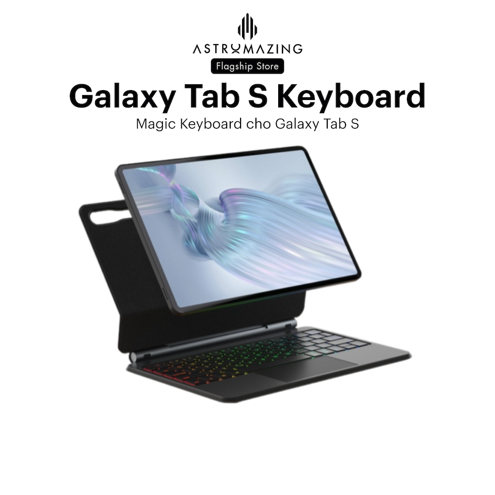 Ốp bàn phím Samsung Galaxy Tab S Magic Keyboard khay bút sạc