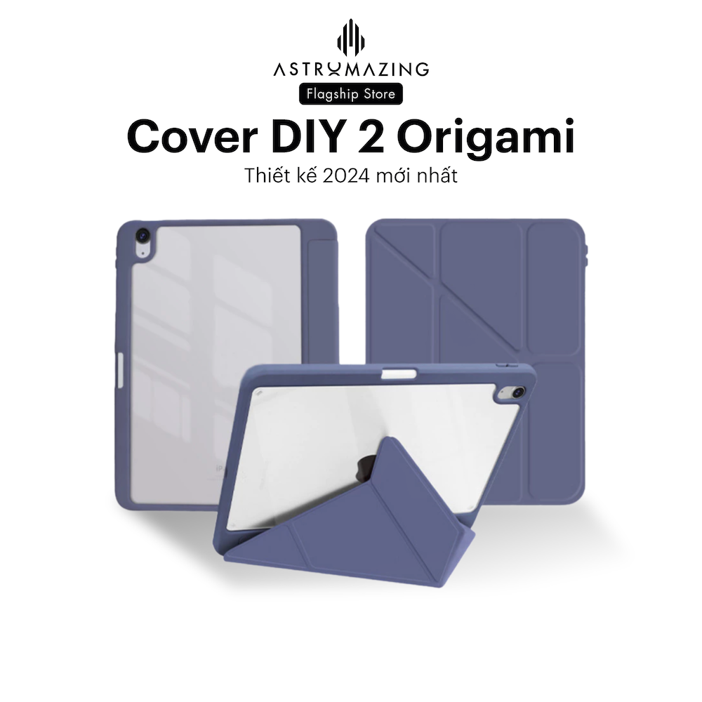 Bao da iPad AstroMazing DIY V2 Origami khay bút sạc thông minh