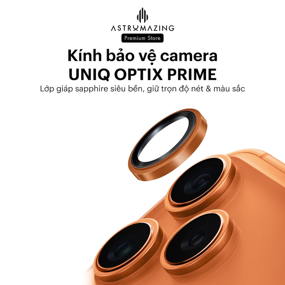 Kính cường lực bảo vệ camera UNIQ OPTIX PRIME Sapphire