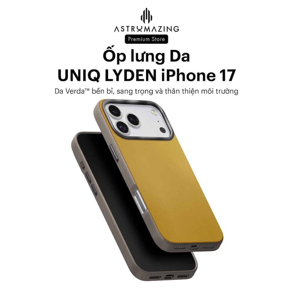 Ốp lưng da Verda™ UNIQ LYDEN/ LYDEN DS iPhone 17