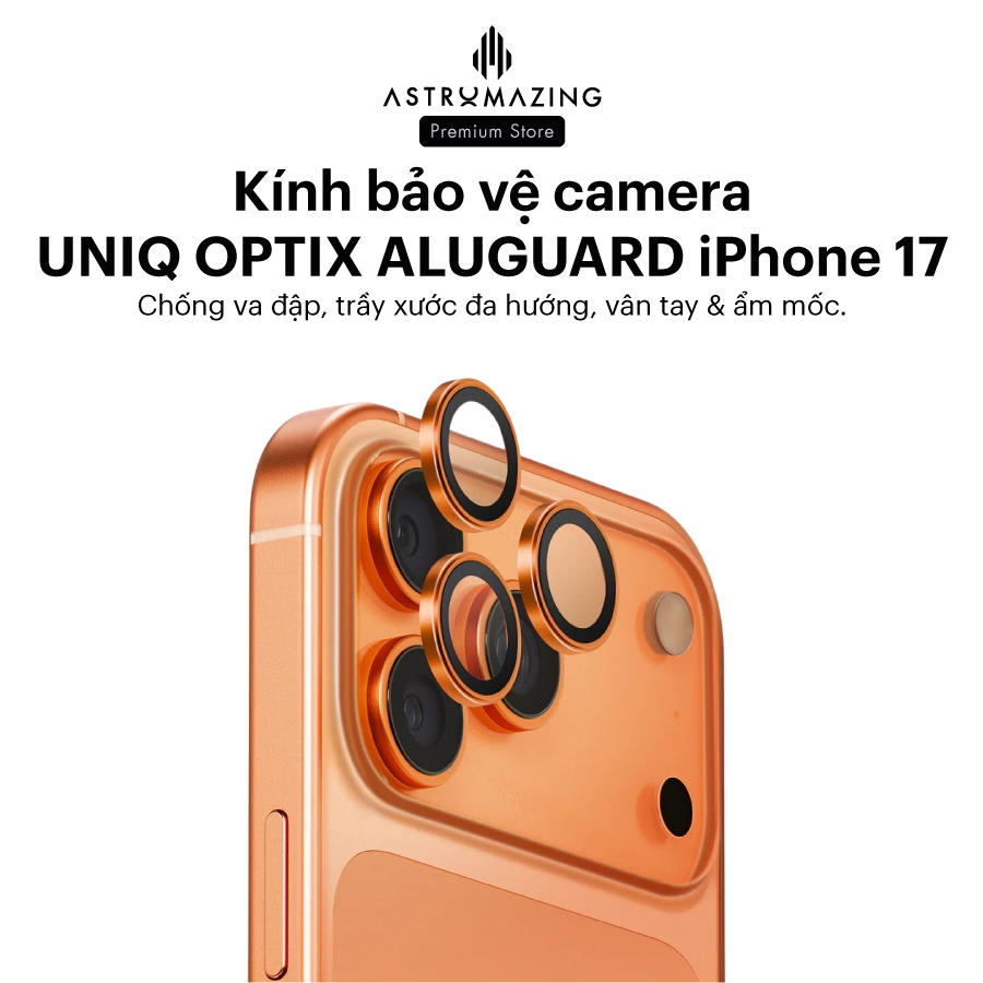 Cường lực bảo vệ camera UNIQ Optix ALUGUARD iPhone 17