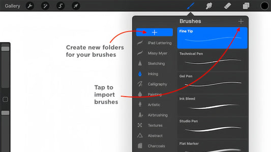 Hướng dẫn chi tiết cách tải và thêm cọ vẽ vào Procreate