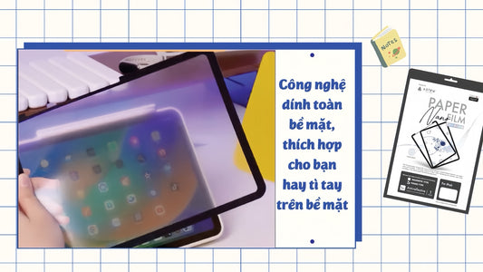 Cách khắc phục miếng dán màn hình iPad bị bám vân tay