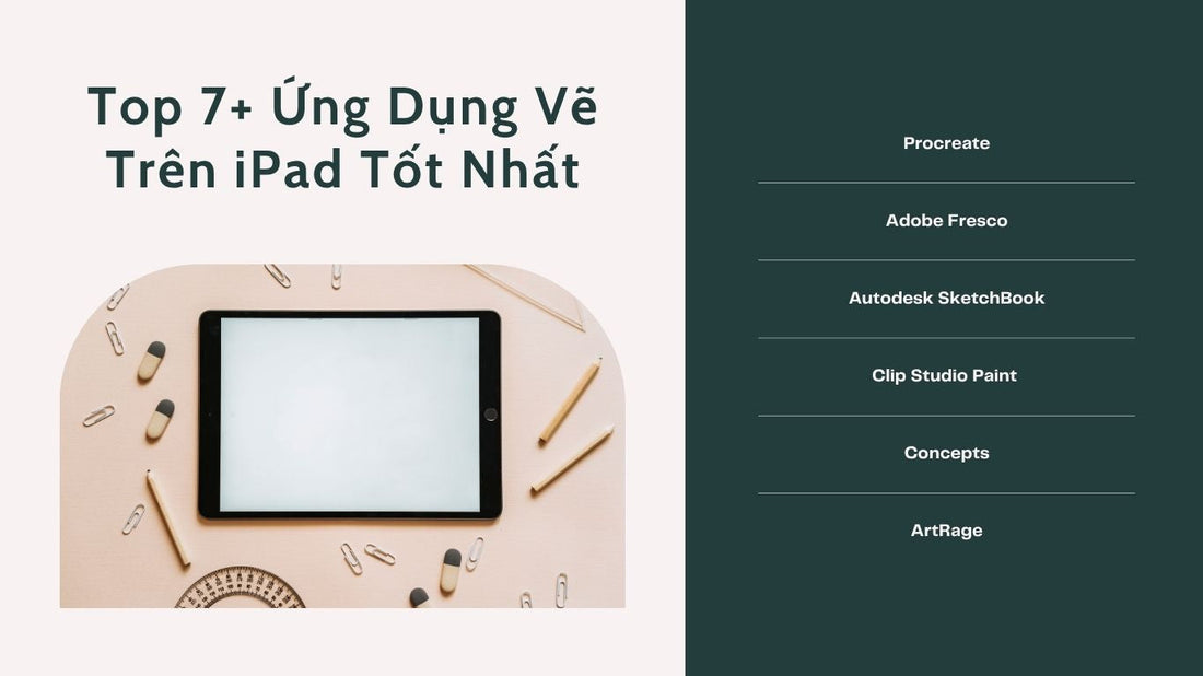 Top 7+ Ứng Dụng Vẽ Trên iPad Tốt Nhất