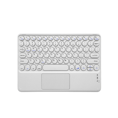 Bàn phím không dây bluetooth 2.0 thiết kế phím tròn Retro