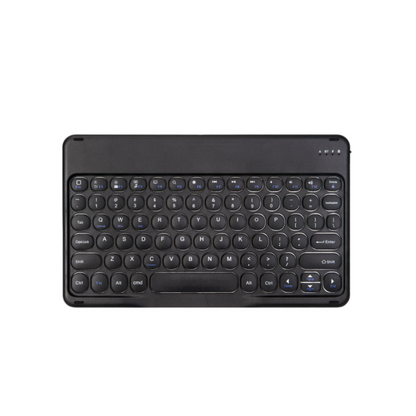 Bàn phím không dây bluetooth 2.0 thiết kế phím tròn Retro