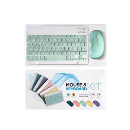 Combo bàn phím và chuột pin bluetooth pastel