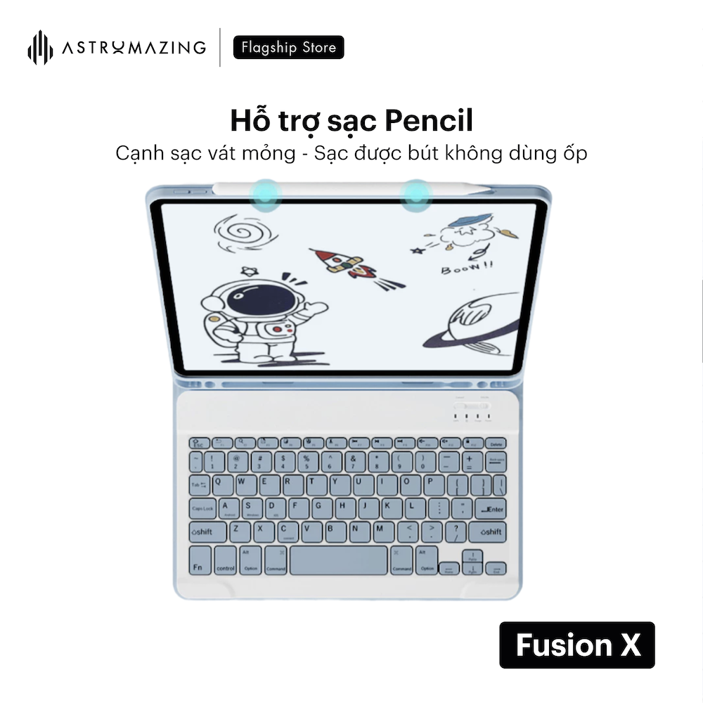 Bao da bàn phím iPad AstroMazing Fusion Basic X Keyboard