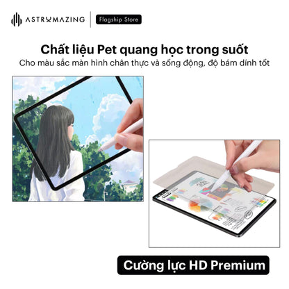 Kính cường lực iPad khung tự dán HD Premium, chất lượng Nhật Bản