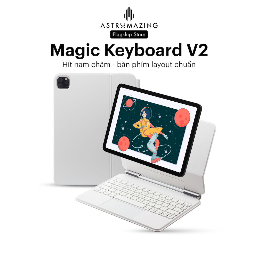 Bao da bàn phím iPad AstroMazing Magic Keyboard V2