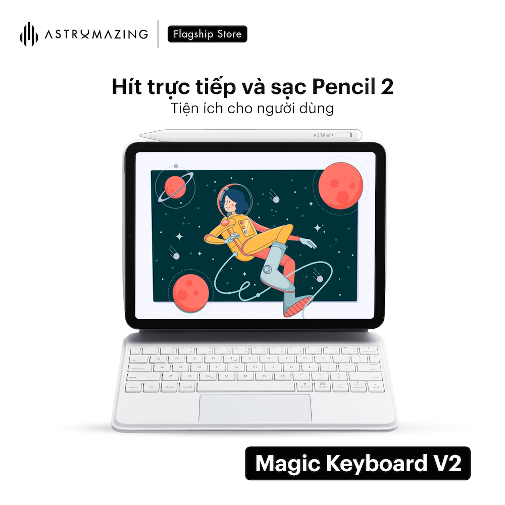 Bao da bàn phím iPad AstroMazing Magic Keyboard V2