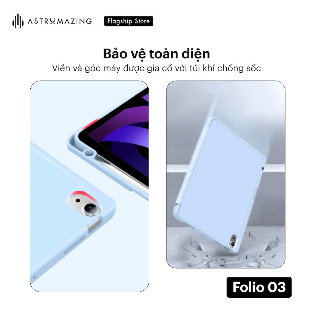 Bao da iPad AstroMazing Folio 03 nâng cấp 3 lớp chống sốc