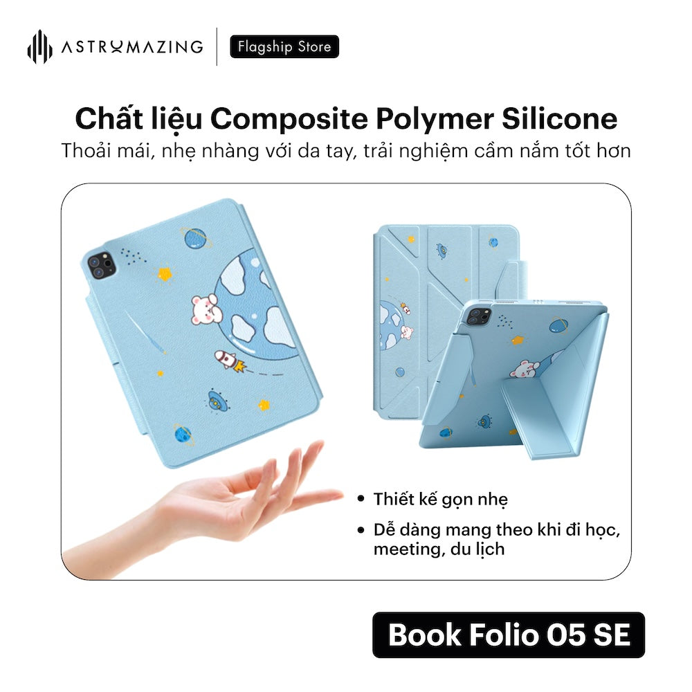 Bao da iPad AstroMazing Origami Book Folio 05 SE in hoạ tiết