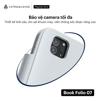 Ốp iPad AstroMazing Book Folio 07 tháo rời, xoay tự do 720 độ
