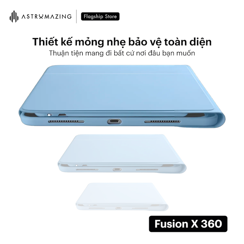 Bao da iPad kèm bàn phím AstroMazing Fusion X 360