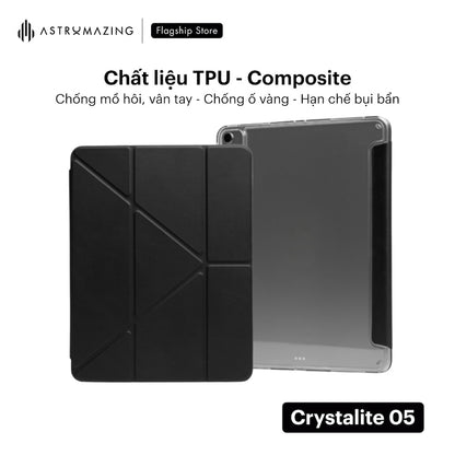 Ốp lưng iPad Crystalite 05 Origami đa nếp gấp đa góc nhìn