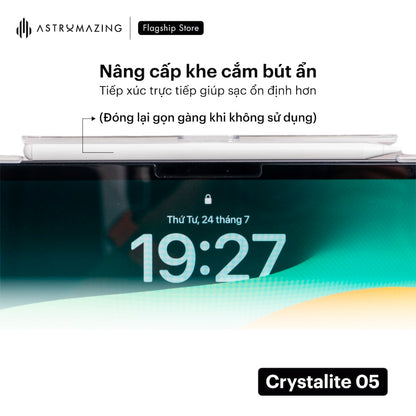 Ốp lưng iPad Crystalite 05 Origami đa nếp gấp đa góc nhìn