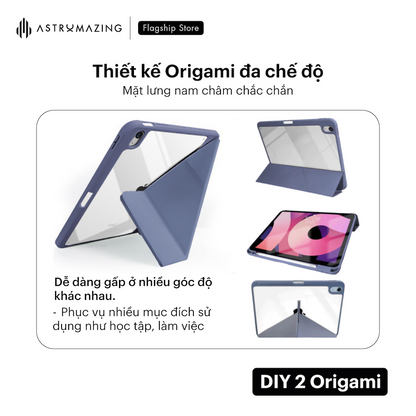 Bao da iPad AstroMazing DIY V2 Origami khay bút sạc thông minh