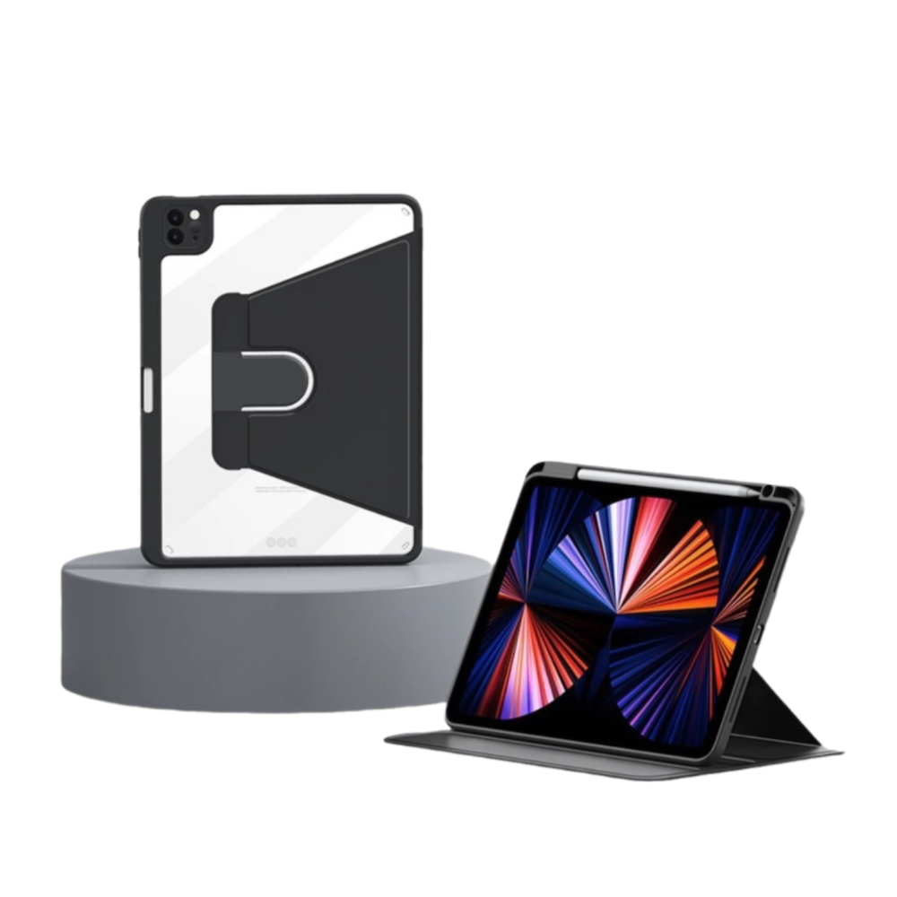 Ốp lưng iPad xoay 360 AstroMazing DIY3 viền khay bút chống sốc
