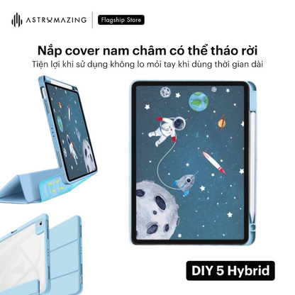 Ốp lưng iPad AstroMazing DIY5 2in1 nắp cover nam châm tháo rời