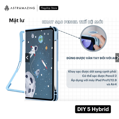 Ốp lưng iPad AstroMazing DIY5 2in1 nắp cover nam châm tháo rời