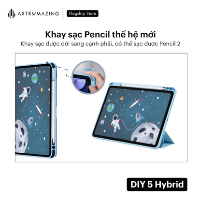 Ốp lưng iPad AstroMazing DIY5 2in1 nắp cover nam châm tháo rời