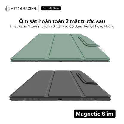 Bao da nam châm iPad Magnetic Slim mỏng nhẹ, không viền