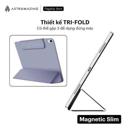 Bao da nam châm iPad Magnetic Slim mỏng nhẹ, không viền