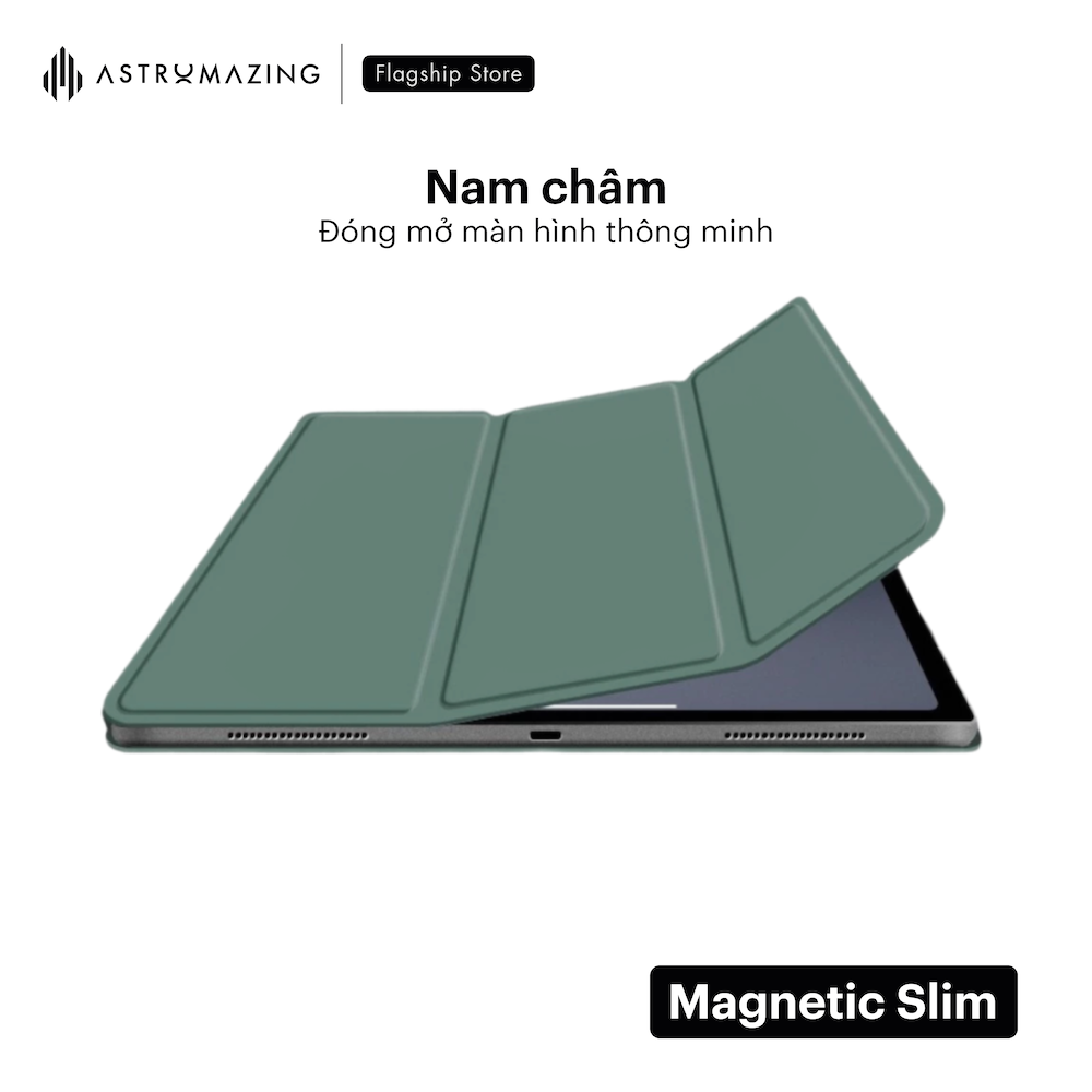 Bao da nam châm iPad Magnetic Slim mỏng nhẹ, không viền