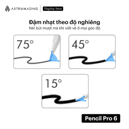 Bút cảm ứng iPad Pencil Pro 6 cho Air 4/5/6/7, Mini 6/7, Gen 10/11