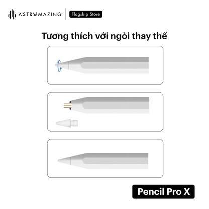 Bút cảm ứng iPad AstroMazing Pencil Pro X 2 nút bấm đa nhiệm