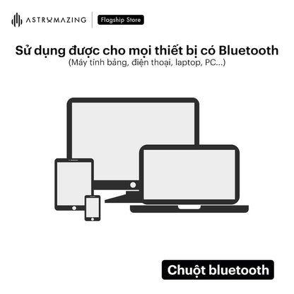 Chuột bluetooth pastel AstroMazing dùng cho mọi thiết bị