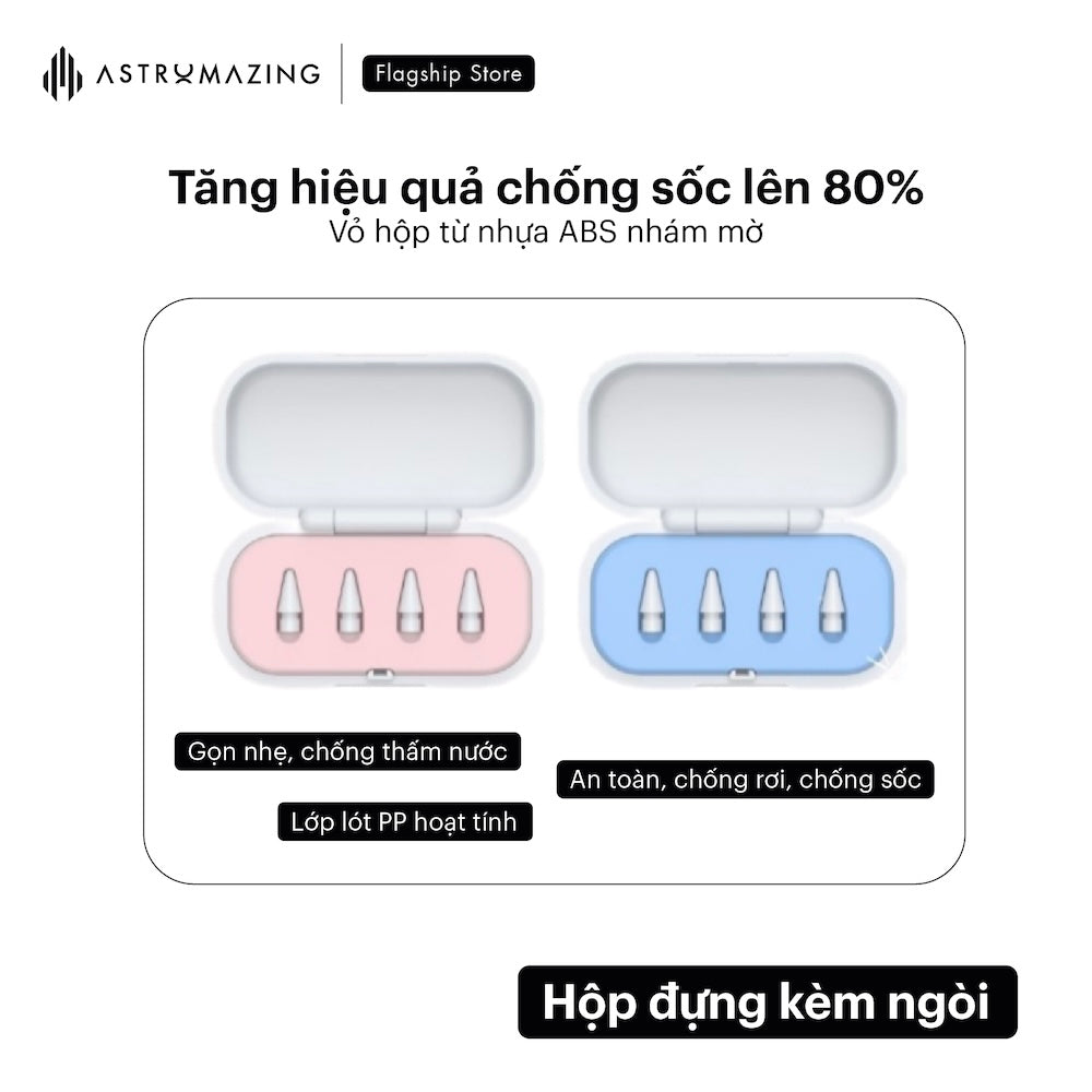 Combo ngòi thay thế bút cảm ứng Apple Pencil/ Astro Pencil Pro