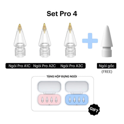 Combo ngòi thay thế bút cảm ứng Apple Pencil/ Astro Pencil Pro