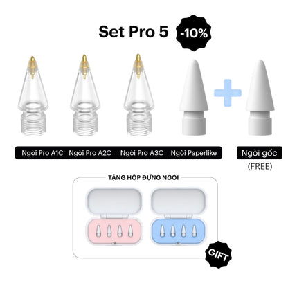 Combo ngòi thay thế bút cảm ứng Apple Pencil/ Astro Pencil Pro