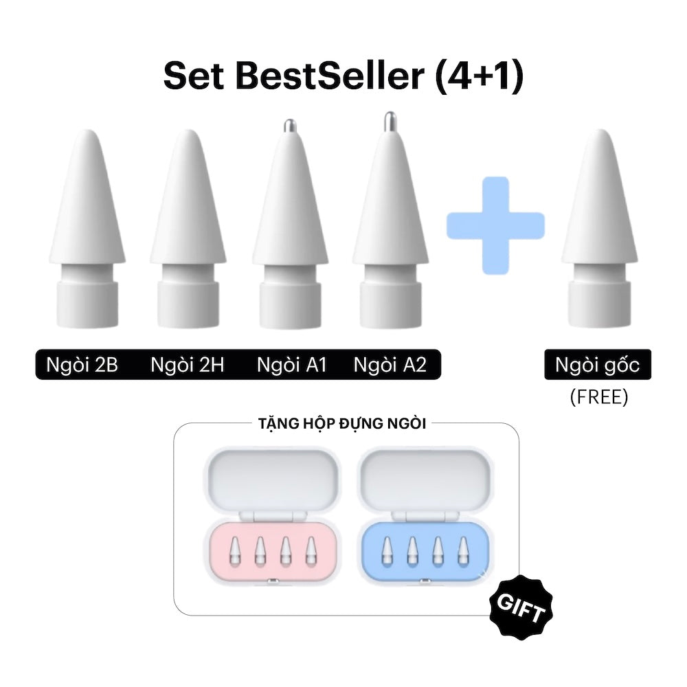 Combo ngòi thay thế bút cảm ứng Apple Pencil/ Astro Pencil Pro