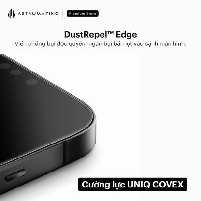 Cường Lực iPhone 17 UNIQ Optix Covex 9H, chống nhìn trộm