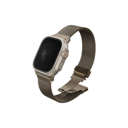 Dây đồng hồ Apple Watch UNIQ Dante Pro lưới thép Milanese
