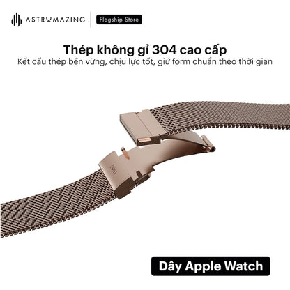 Dây đồng hồ Apple Watch UNIQ Dante Pro lưới thép Milanese
