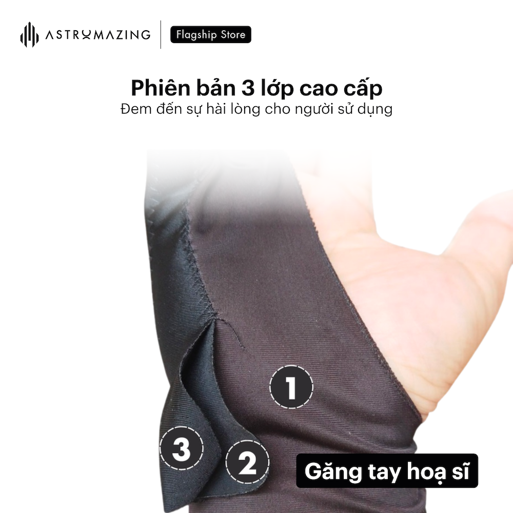 Găng tay hoạ sĩ hỗ trợ vẽ trên iPad chống chạm nhầm
