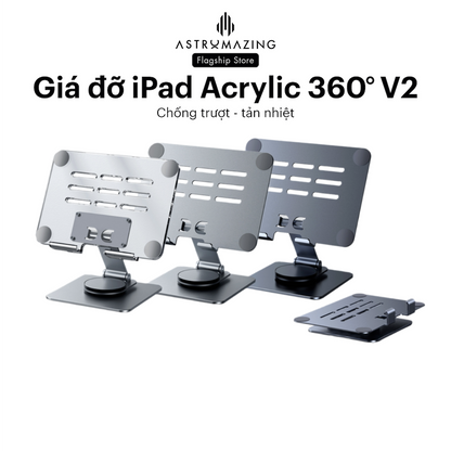 Giá đỡ iPad Metal Acrylic Stand V2 có thể gấp gọn