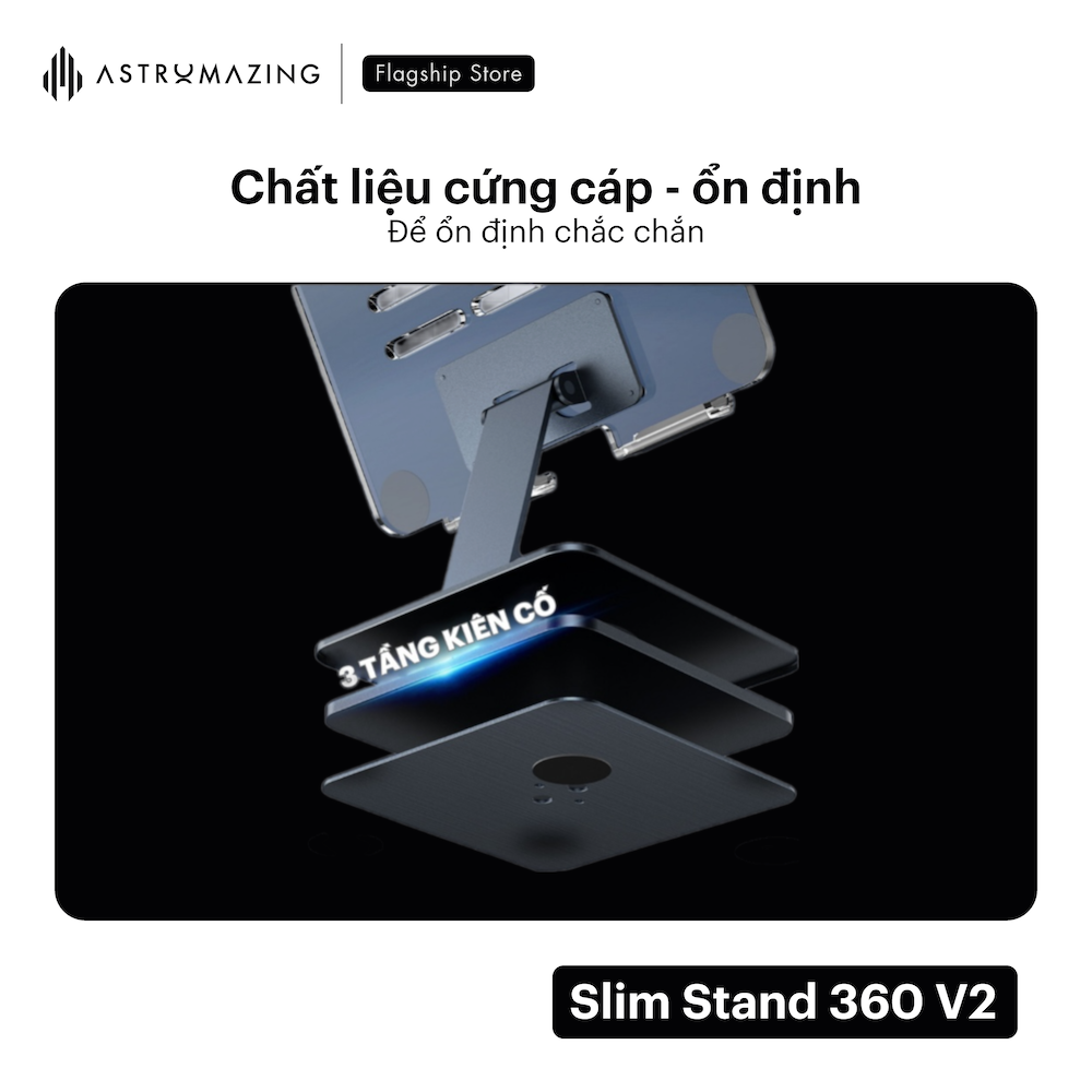 Giá đỡ iPad Metal Acrylic Stand V2 có thể gấp gọn