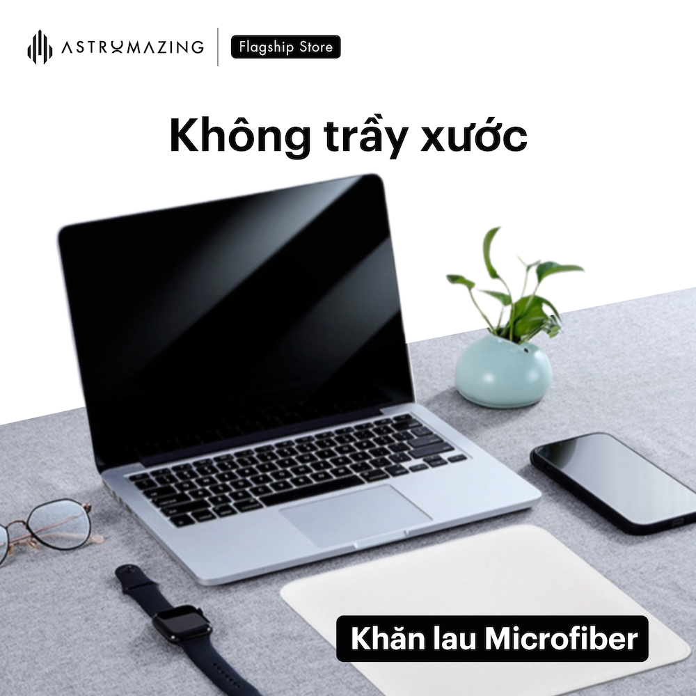 Khăn lau màn hình Microfiber dành cho mọi thiết bị điện tử