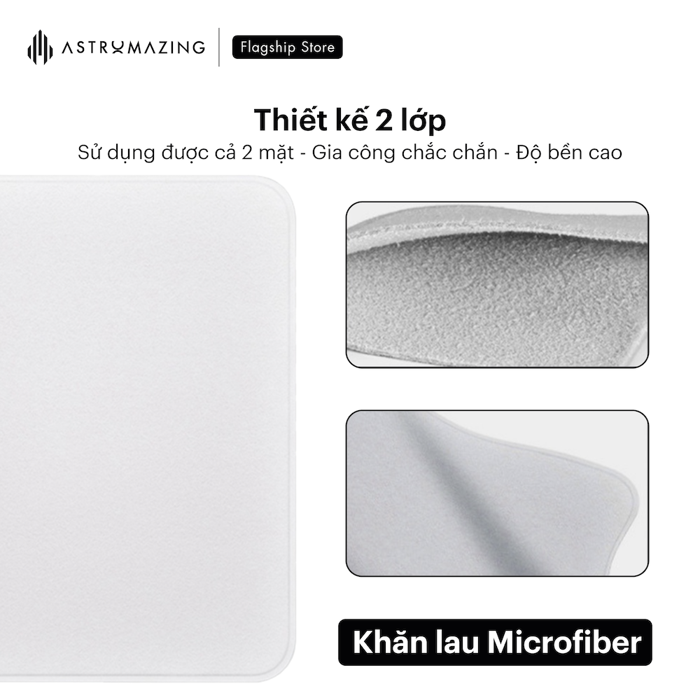 Khăn lau màn hình Microfiber dành cho mọi thiết bị điện tử
