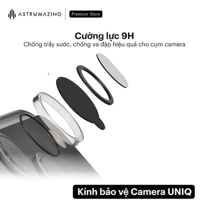 Cường lực bảo vệ camera UNIQ Optix ALUGUARD iPhone 17