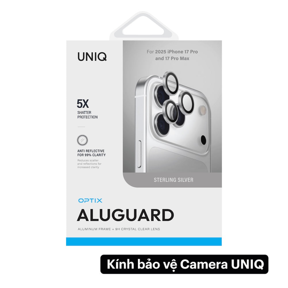 Cường lực bảo vệ camera UNIQ Optix ALUGUARD iPhone 17